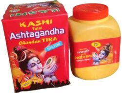 Kashi Ashtagandha Chandan Tilak Pure Chandan Powder for God's Pooja (pack of 1, 60 Gram)