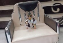 Kanha ji leather sofa for 0-4 no laddu gopal