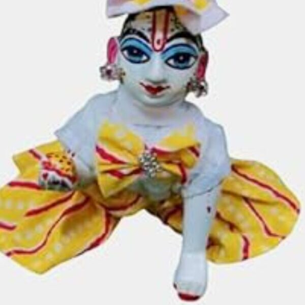 Kanha ji plazzo suit yellow