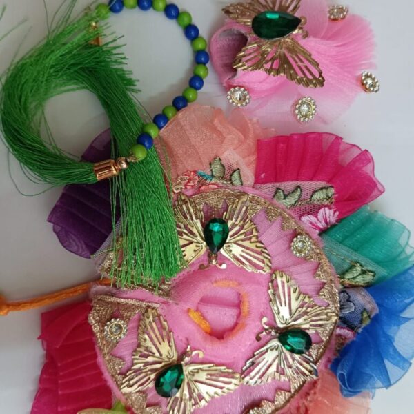 Kanha ji party wear frock for 2 no. Laddu gopal