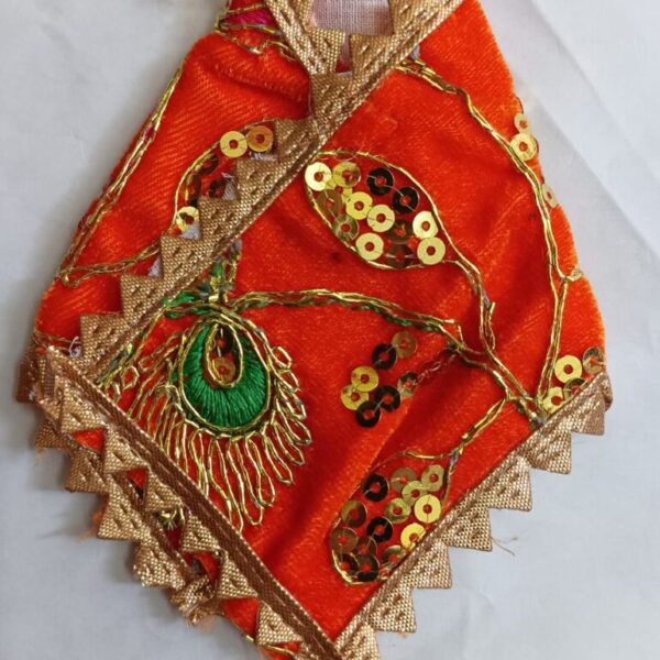 Beautifully Embroidery Shirdi Saibaba Vastra Poshak 5 inches