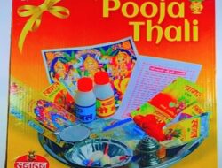 Sanatan Pooja steel Thali packed with all essentials for any pooja anywhere