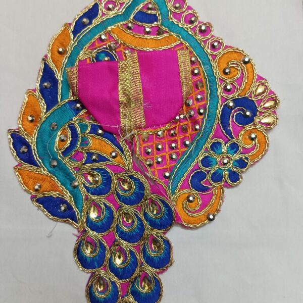 Kanha ji frock 2 no. laddu gopal pink