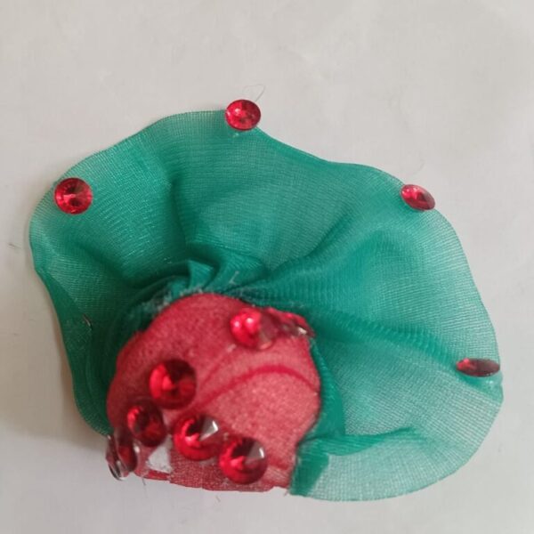 Fabric Laddu Gopal Mukut for 2-3 no.