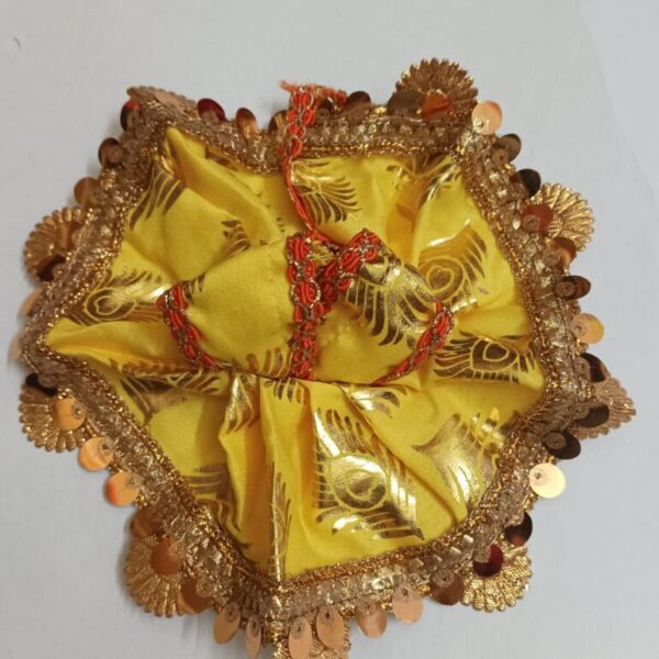 Kanha ji frock 2 no. laddu gopal yellow