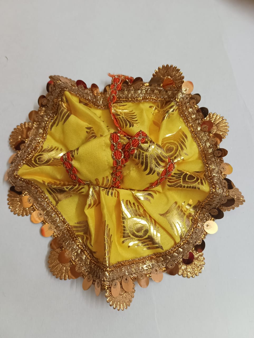 Kanha ji frock 2 no. laddu gopal yellow