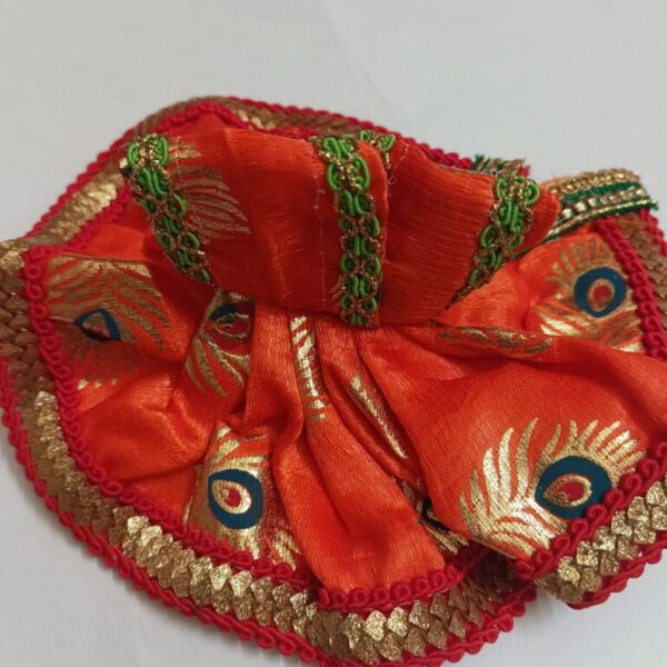 Kanha ji frock 2 no. laddu gopal orange