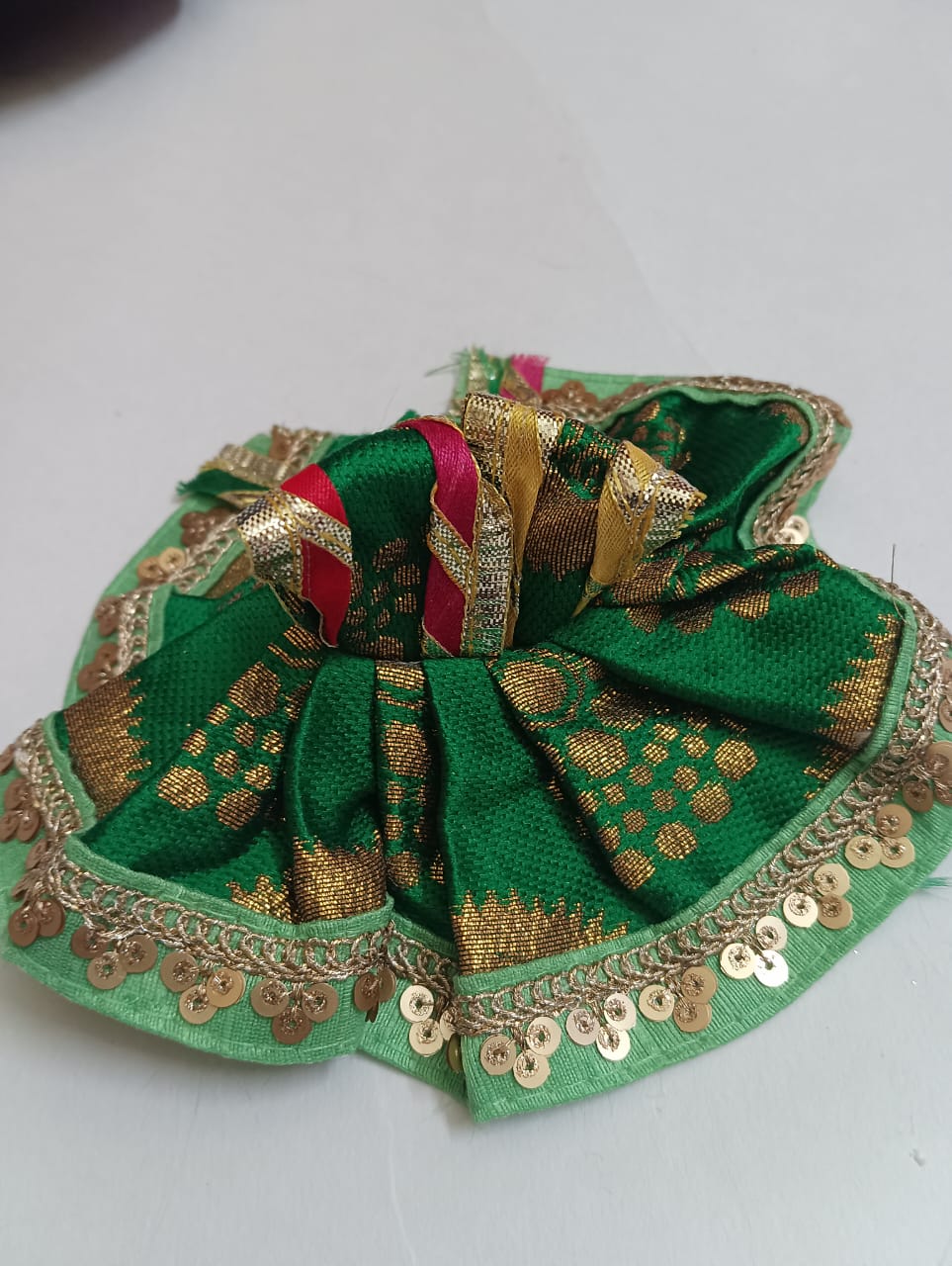 Kanha ji frock 2 no. laddu gopal green