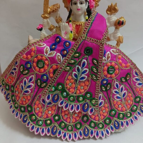 MATA Rani Dress l Lehanga Patka l Poshak for Durga MATA/ Devi Ji for 5 number mata rani pink