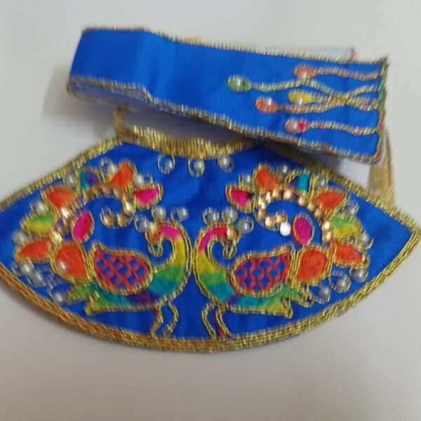 MATA Rani Dress l Lehanga Patka l Poshak for Durga MATA/ Devi Ji for 3 number mata rani blue