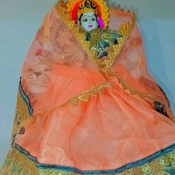 MATA Rani Vastra, Devi MATA Poshak, Durga MATA Dress, Radha Rani Poshak 6 no.