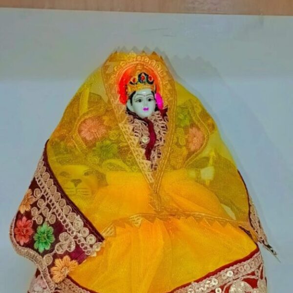 MATA Rani Vastra, Devi MATA Poshak, Durga MATA Dress, Radha Rani Poshak 6 no.