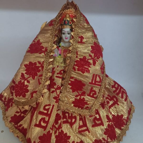 MATA Rani Vastra, Devi MATA Poshak, Durga MATA Dress, Radha Rani Poshak 6 no.