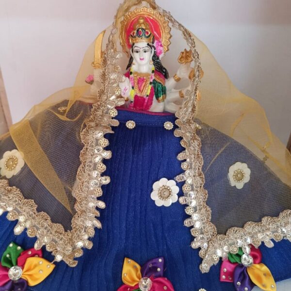 MATA Rani Dress l Lehanga Patka l Poshak for Durga MATA/ Devi Ji for 8 number mata rani purple