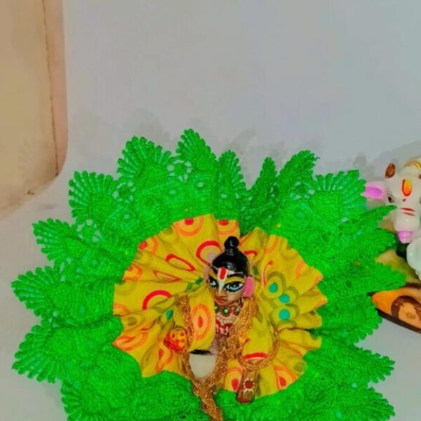 Kanha ji cotton frock 1-2 no. laddu gopal