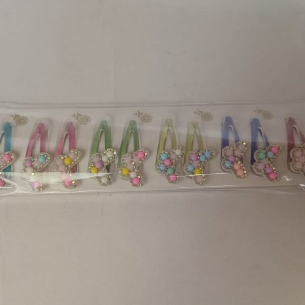 TIC TAC Clips Hair Accessories (Pack of 6 pairs)