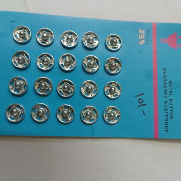 Tich Buttons (Snap Fasteners) 40 Set for Craft,Dressmaking and Sewing Purpose