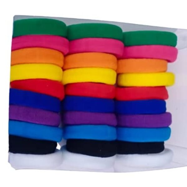 Hair rubber band For Women & Girls (Multi-Colour) pack of 30 piece