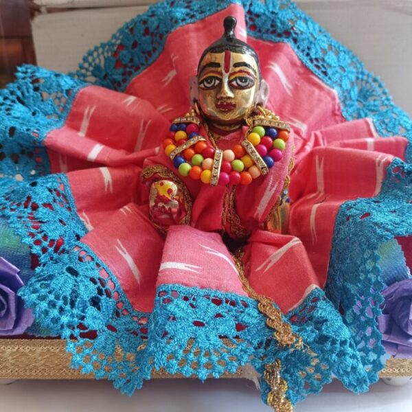 Kanha ji cotton frock 5 no. laddu gopal