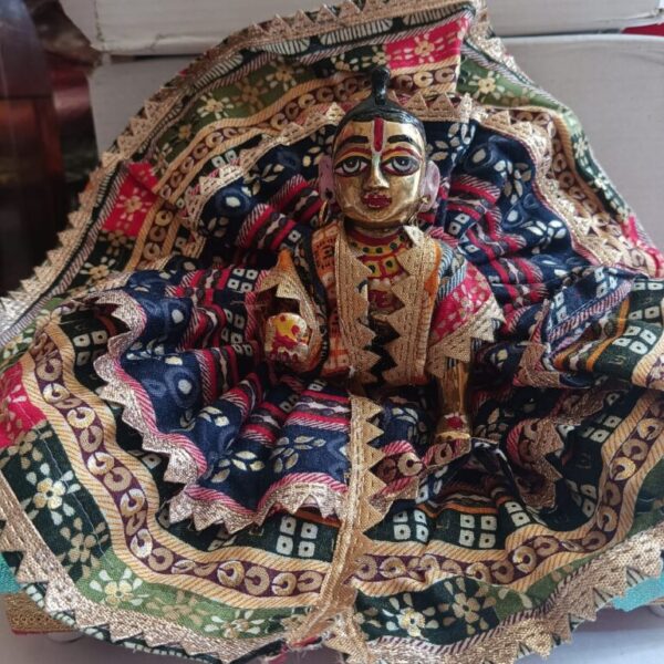 Kanha ji cotton frock 5 no. laddu gopal