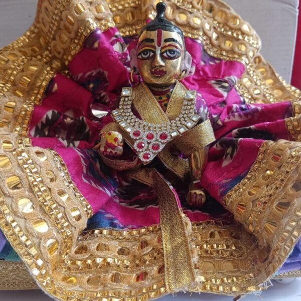 Kanha ji cotton frock 5 no. laddu gopal