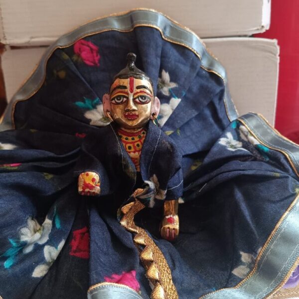 Kanha ji cotton frock 5 no. laddu gopal