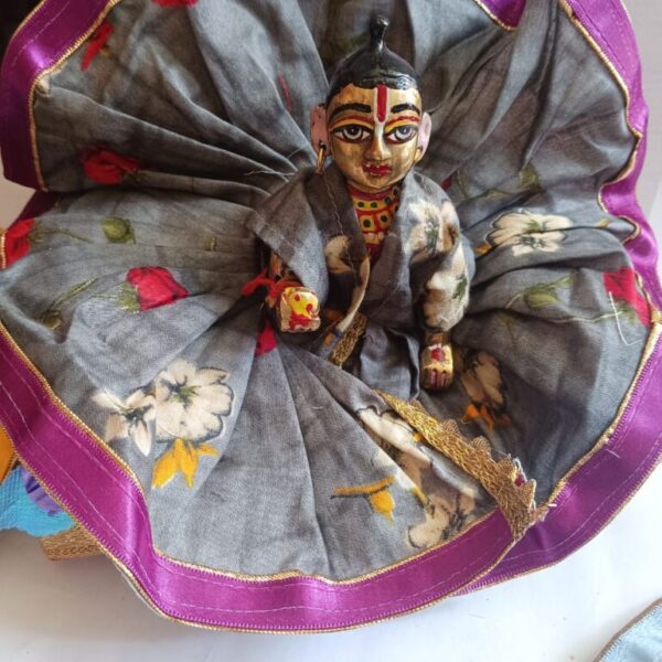 Kanha ji cotton frock 5 no. laddu gopal