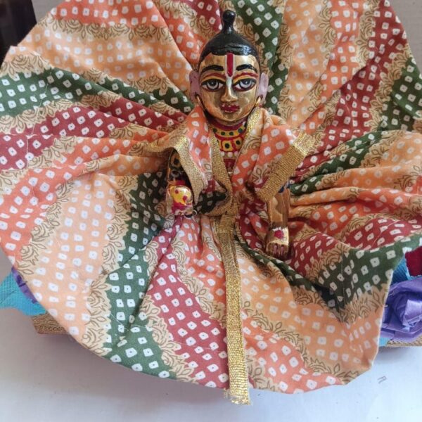 Kanha ji cotton frock 5 no. laddu gopal