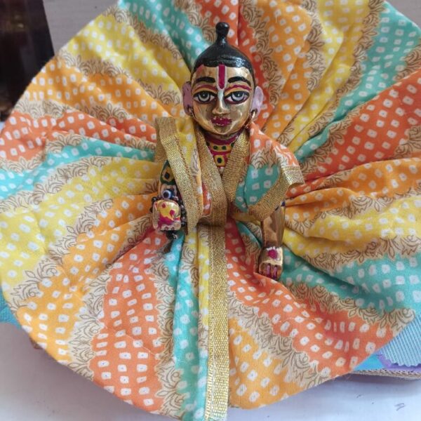 Kanha ji cotton frock 5 no. laddu gopal