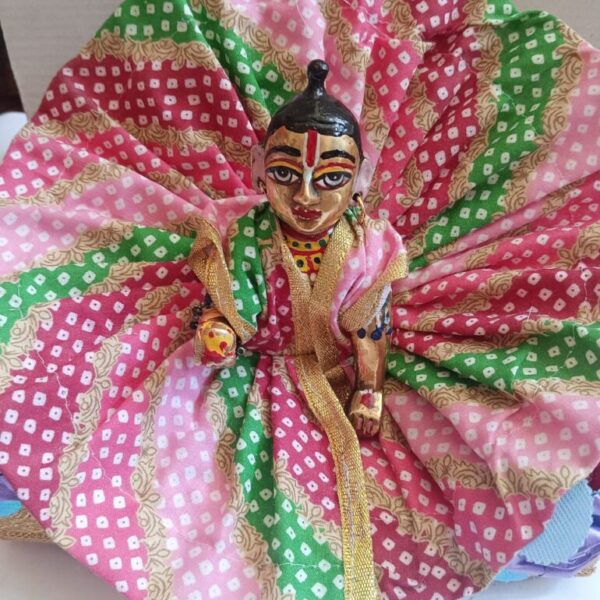 Kanha ji cotton frock 5 no. laddu gopal