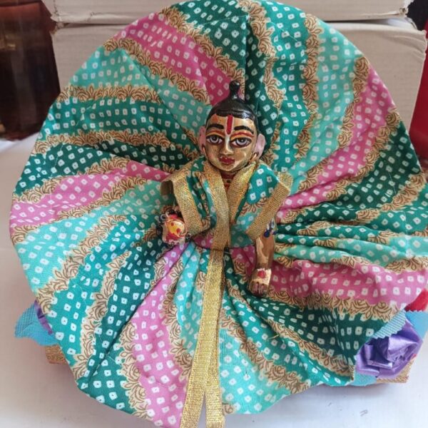 Kanha ji cotton frock 5 no. laddu gopal