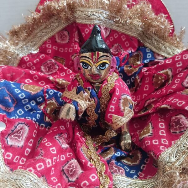 Kanha ji cotton frock 4 no. laddu gopal