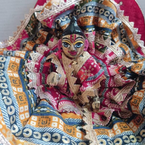 Kanha ji cotton frock 2-3 no. laddu gopal