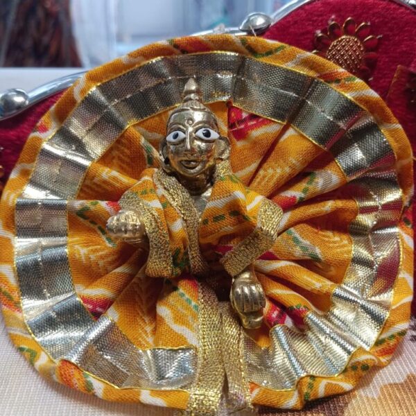 Kanha ji cotton frock 0-1 no. laddu gopal