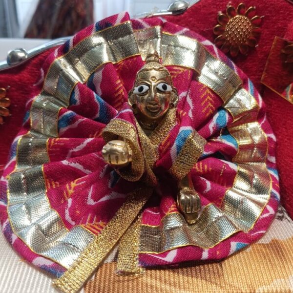 Kanha ji cotton frock 0-1 no. laddu gopal