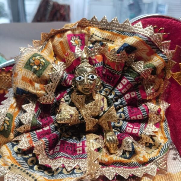 Kanha ji cotton frock 1-2 no. laddu gopal