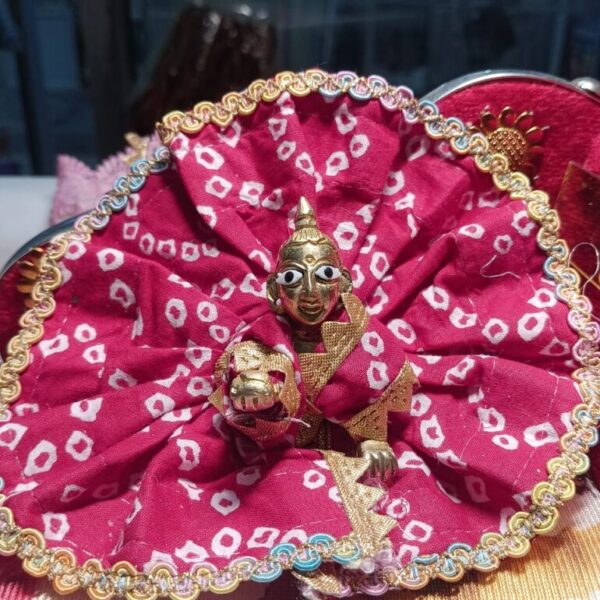 Kanha ji cotton frock 1-2 no. laddu gopal