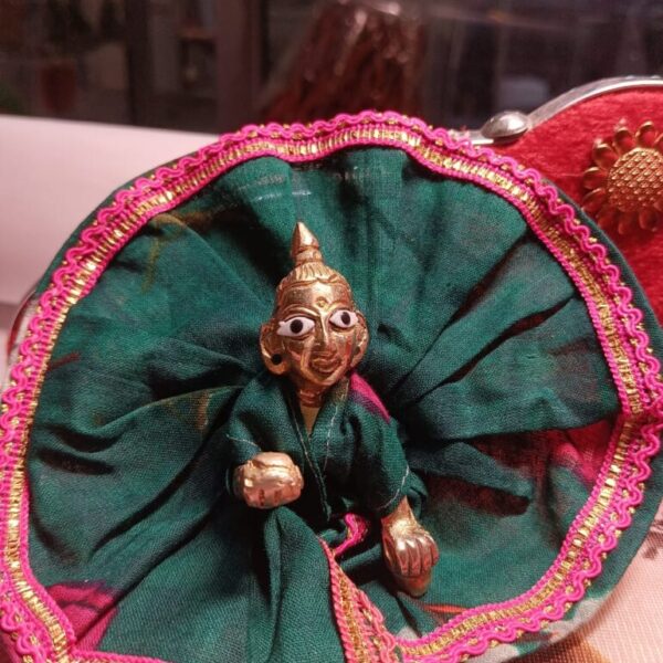 Kanha ji cotton frock 0-1 no. laddu gopal