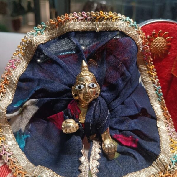 Kanha ji cotton frock 0-1 no. laddu gopal