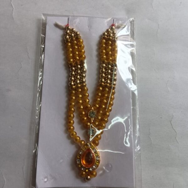 Laddu Gopal Mala for Gopal Ji for 6-9 no. laddu gopal /Mata rani yellow