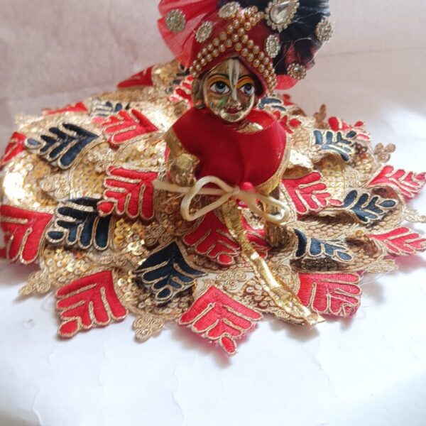 Laddu Gopal Murti Natkhat Kanhiya/Kanha ji Idol for Home Temple Size 4 no.