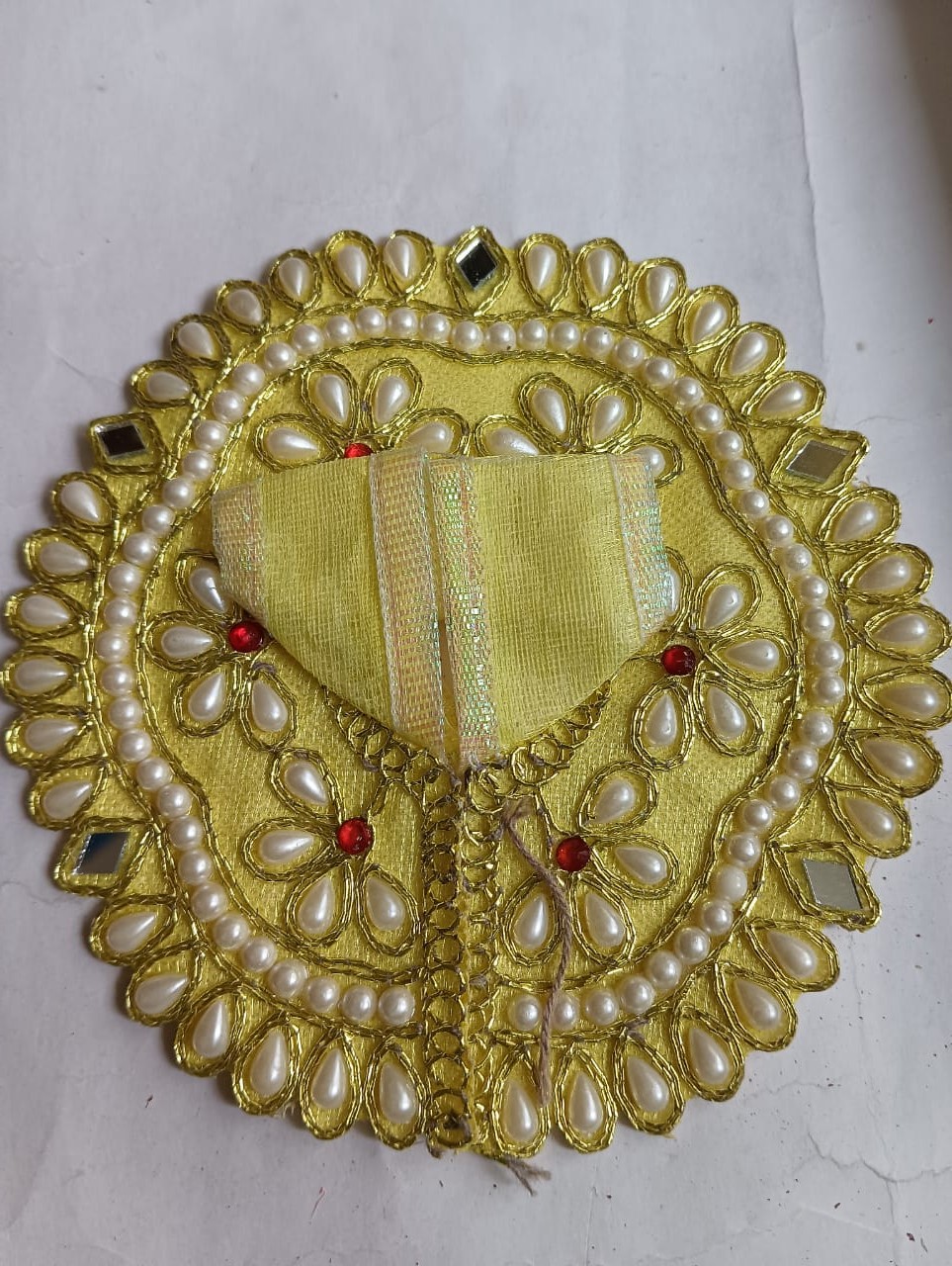 Janmasthmi special Kanha ji/laddu gopal fancy frock 1 no. yellow